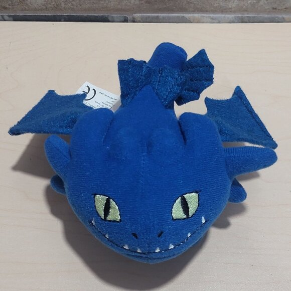 Toothless Night Fury Dragon Blue MIni Plush Toy 2010 - Picture 2 of 12